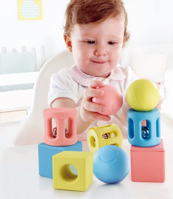 Hape Geometric Rattle Trio (8264115192034)