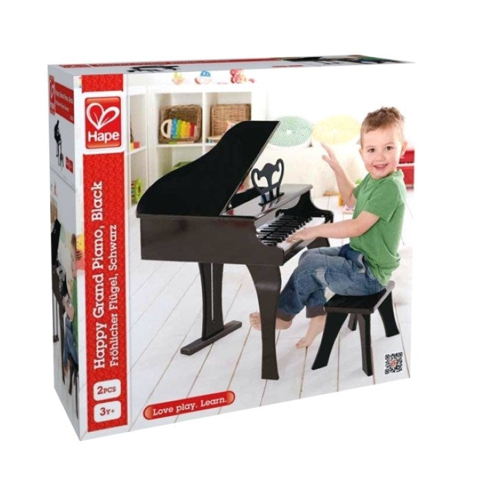 Hape Happy Grand Piano Black (8264116732130)