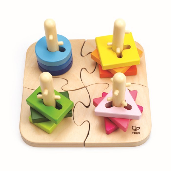 Hape Creative Peg Puzzle (8264117944546)