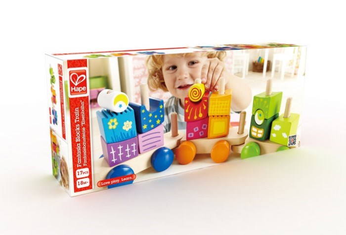 Hape Fantasia Blocks Train (8264118370530)