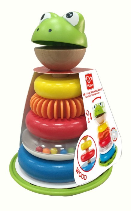 Hape Mr Frog Stacking Rings (8264118862050)