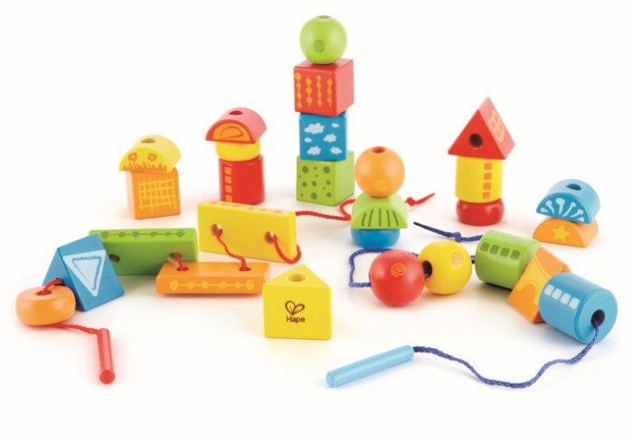 Hape String-Along Shapes (8264119058658)