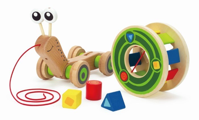 Hape Walk-A-Long Snail (8264119353570)