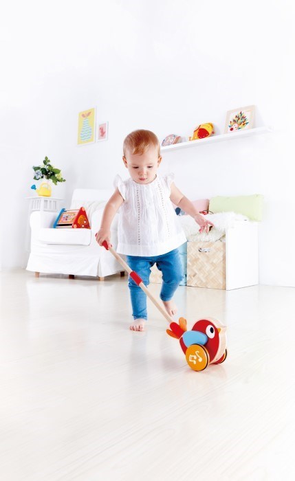 Hape Lilly Musical Push Along/ Pepe & Friends (8264119386338)