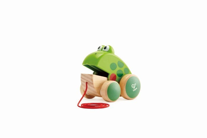 Hape Frog Pull Along (8264119582946)