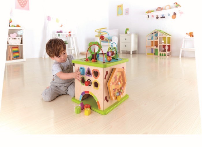 Hape Country Critters Play Cube (8264120795362)