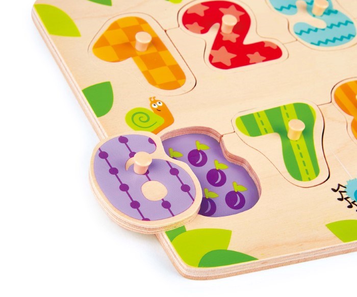 Hape Number Peg Puzzle (8264121254114)