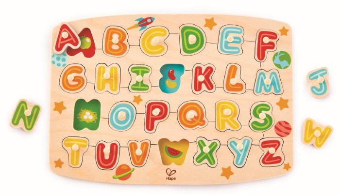 Hape Alphabet Peg Puzzle (8264121647330)