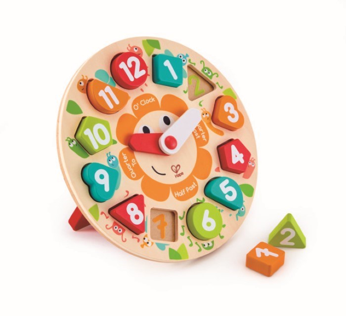 Hape Chunky Clock Puzzle (8264104870114)