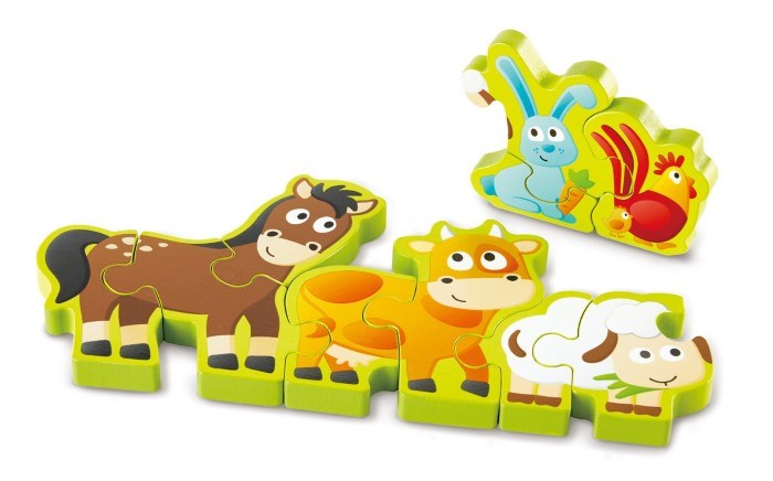 Hape Numbers & Farm Animals Puzzle (8264122400994)