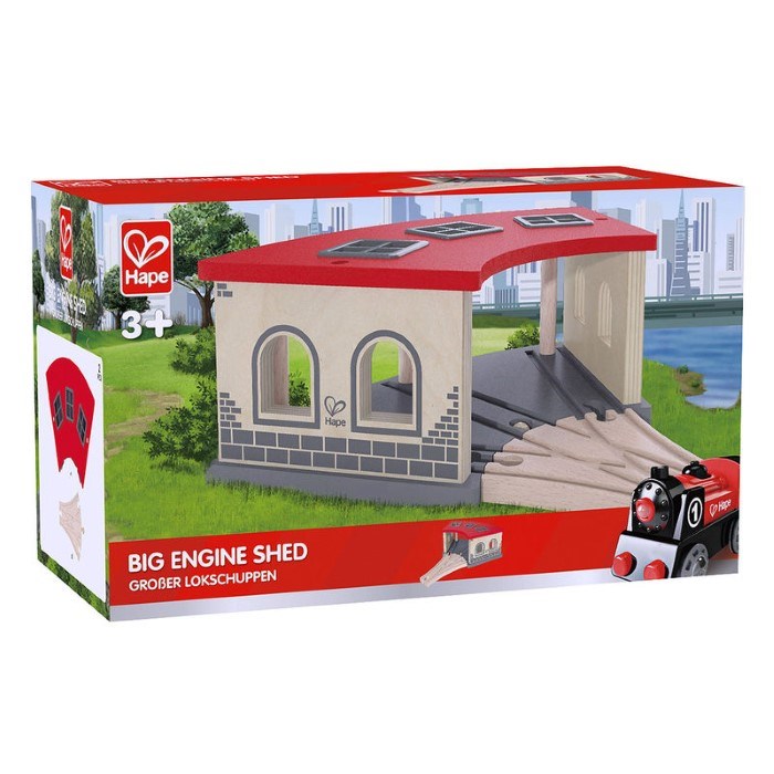 Hape Big Engine Shed (8264123613410)