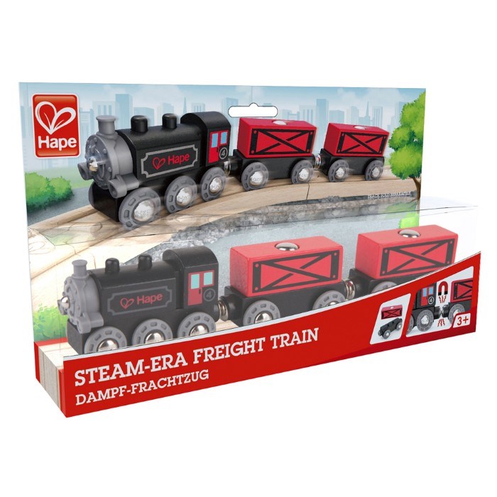 Hape Steam-Era Freight Train (8264124039394)