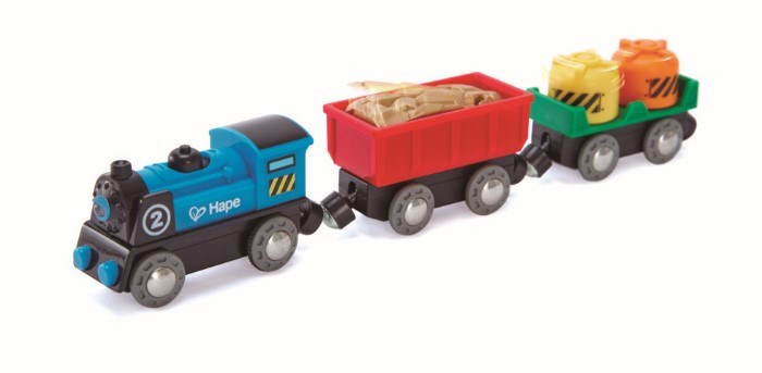 Hape Battery Powered Rolling-Stock Set (8264124203234)