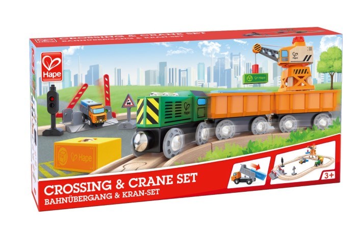 Hape Crossing & Crane Set (8264124530914)