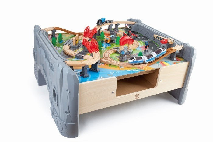 Hape 70pc Railway Train and Table Set (8264125317346)