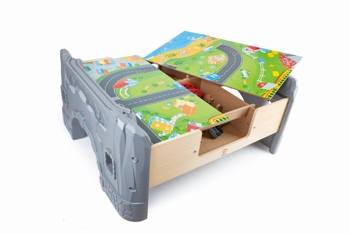 Hape 70pc Railway Train and Table Set (8264125317346)