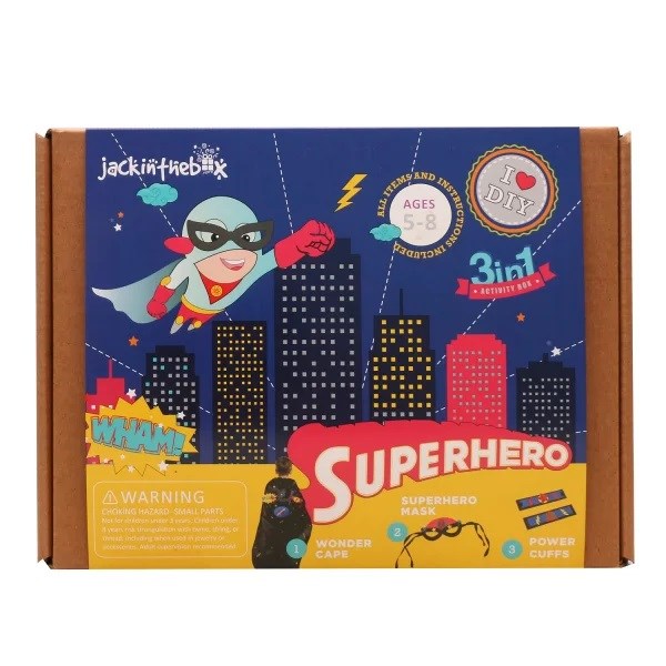 Jack In The Box 3 in 1 Craft Kits Superhero (8096337264866)