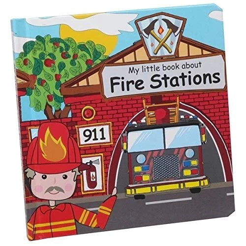 My Little Village Fire Stations  Book and Puzzle (8096336019682)