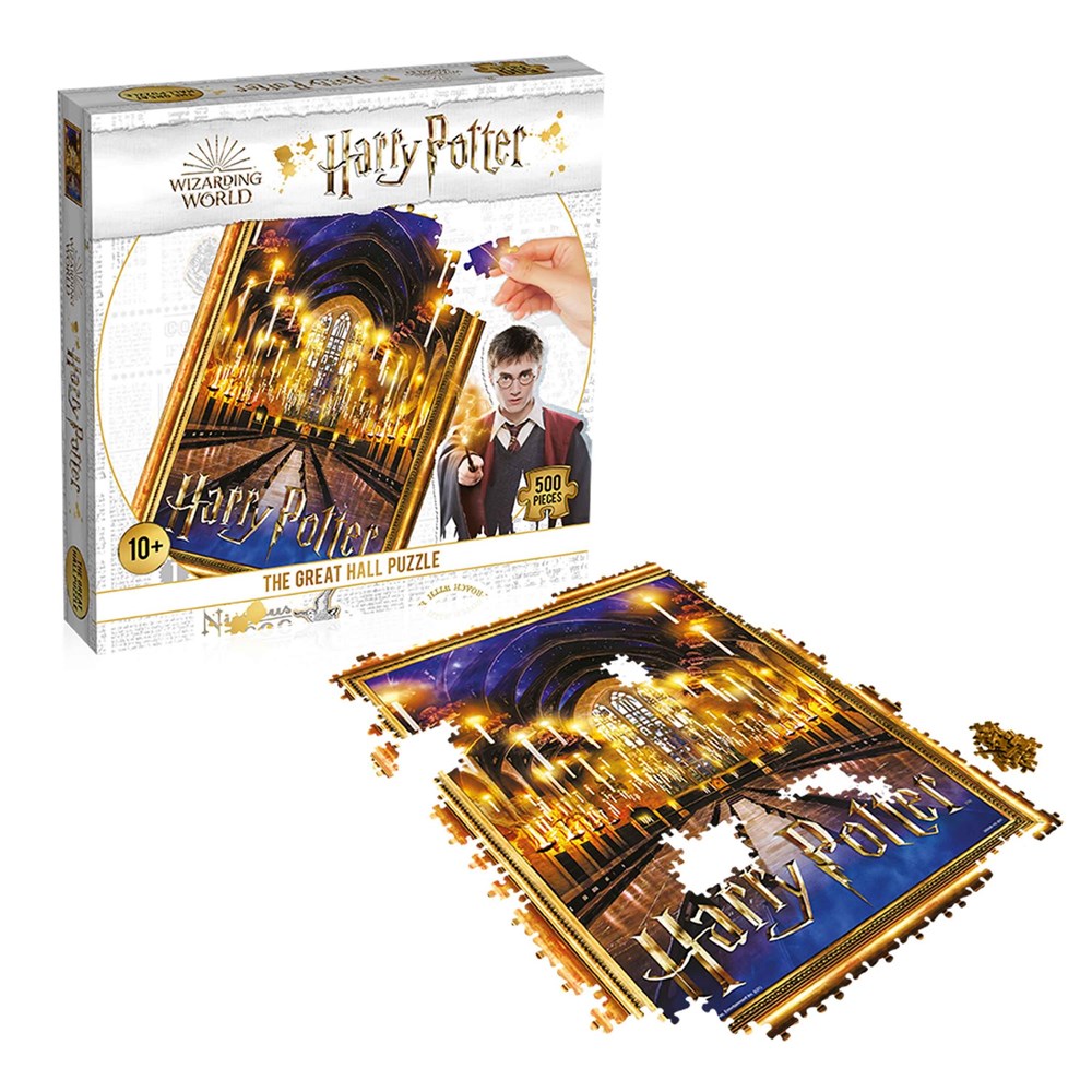 Winning Moves Harry Potter - The Great Hall 500pce Puzzle (7875461415138)