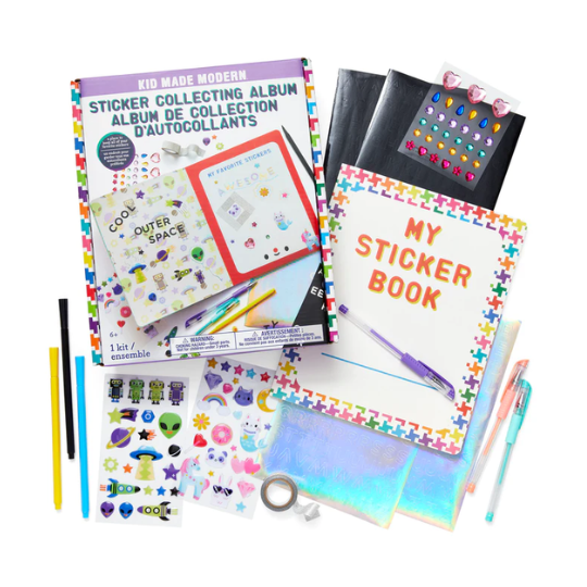 Kid Made Modern Sticker Collecting Book (7794306187490)