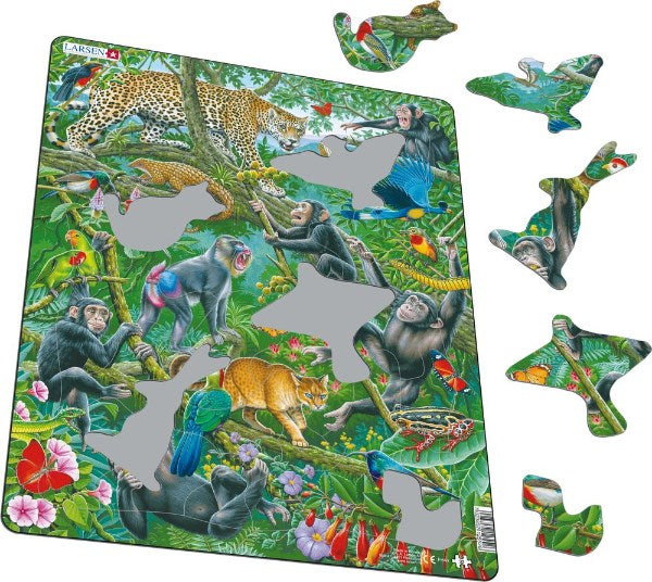 Larsen Maxi Puzzle African Rain Forest - 32 pieces (6822794297526)