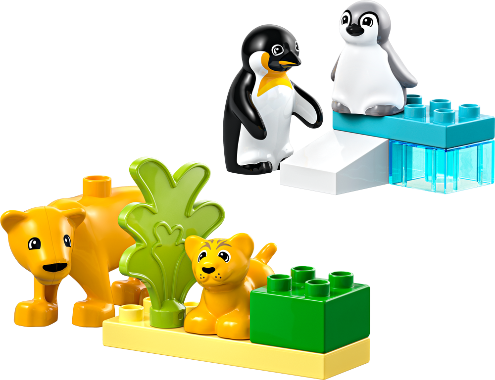 LEGO DUPLO Wild Animal Families: Penguins & Lions 10442 (8776117190882)