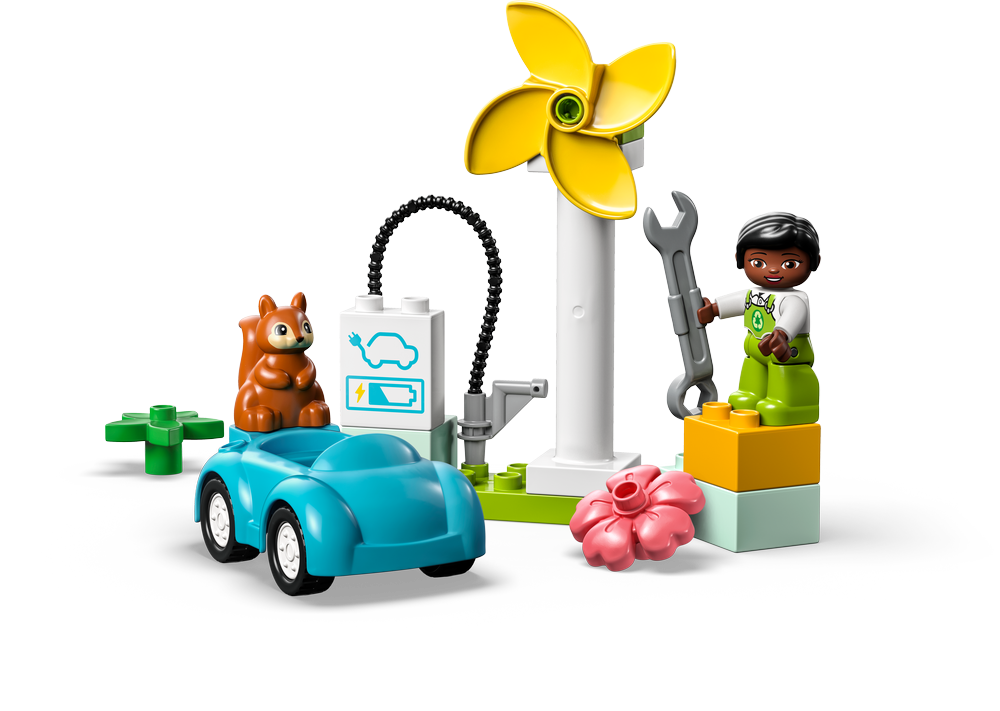 LEGO DUPLO Wind Turbine and Electric Car 10985 (8099087122658)