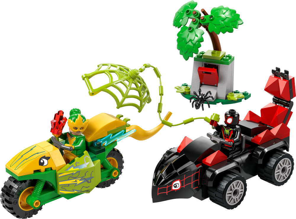 LEGO Spidey Spin and Electro Dinosaur Vehicle Chase 11198 (8776118403298)