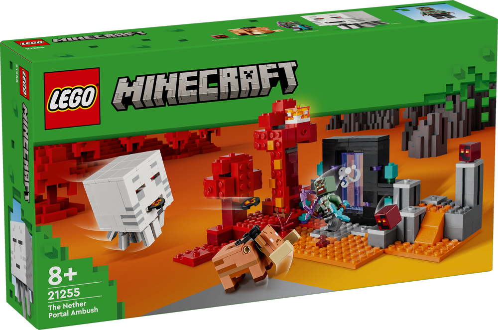 LEGO Minecraft The Nether Portal Ambush 21255 (8269071450338)