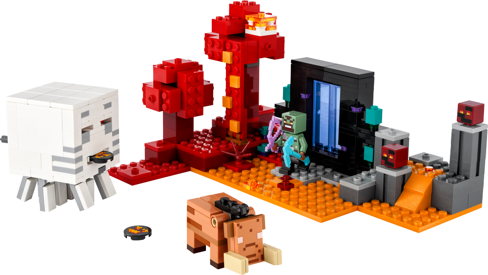 LEGO Minecraft The Nether Portal Ambush 21255 (8269071450338)