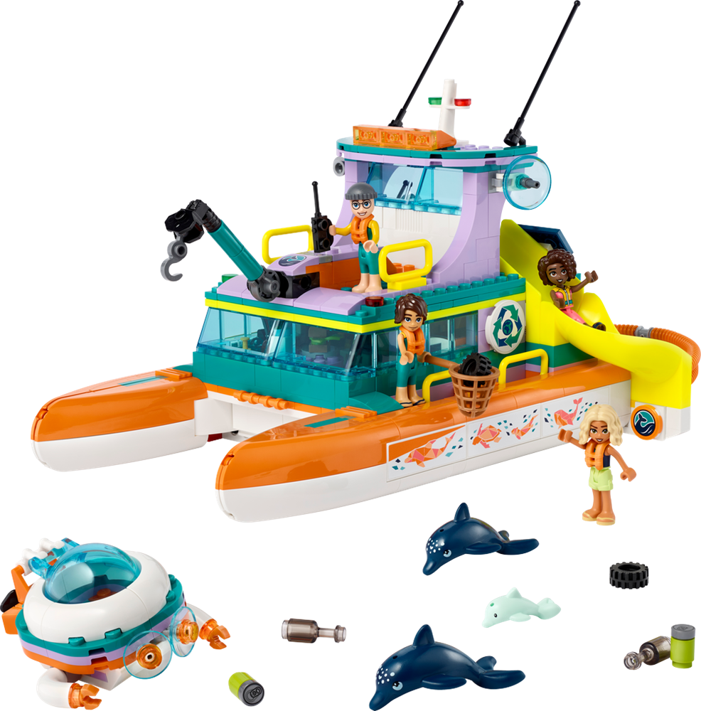 LEGO Friends Sea Rescue Boat 41734 (8099087384802)