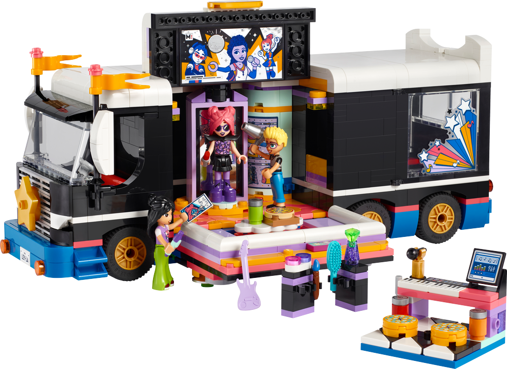 LEGO LEGO Friends Pop Star Music Tour Bus 42619 (8266676928738)