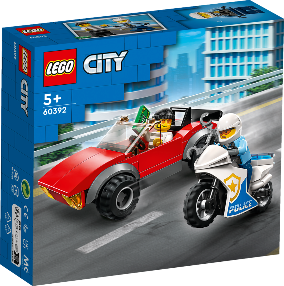 LEGO City Police Bike Car Chase 60392 (7986103812322)