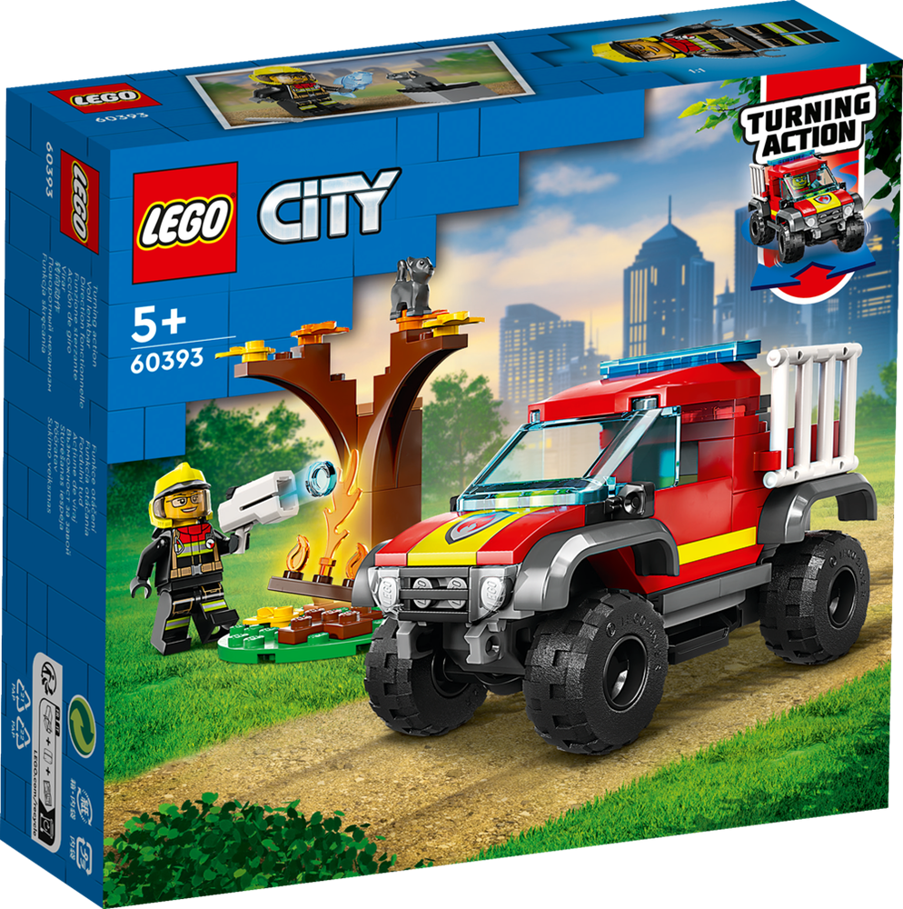 LEGO City 4x4 Fire Truck Rescue 60393 (7986103976162)