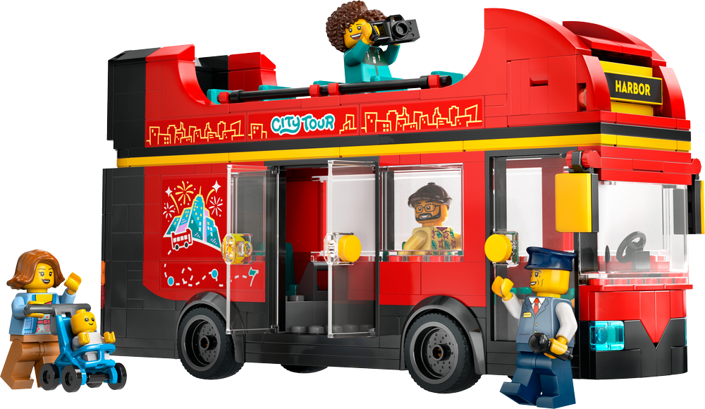 LEGO City Red Double-Decker Sightseeing Bus 60407 (8537450414306)