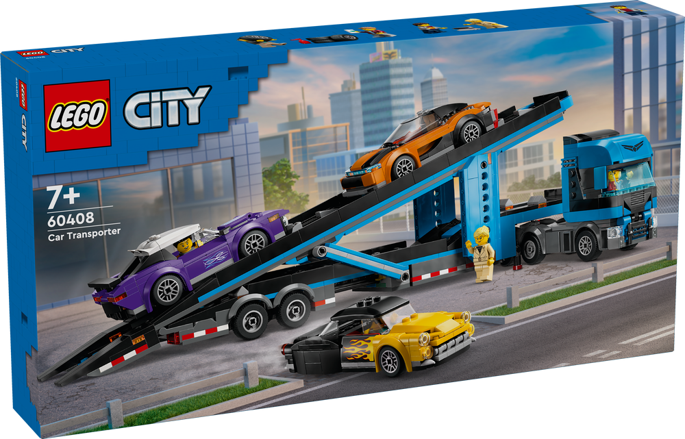 LEGO City Car Transporter Truck with Sports Cars 60408 (8537448710370)