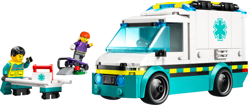 LEGO CITY Emergency Ambulance 60451 (8776116338914)