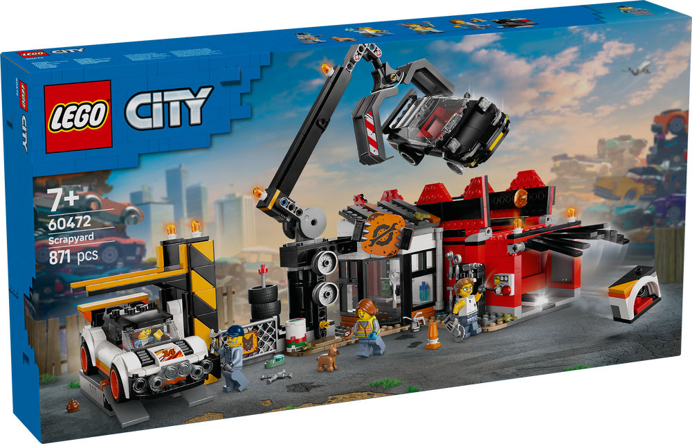 LEGO CITY Scrapyard with Cars 60472 (8776116863202)