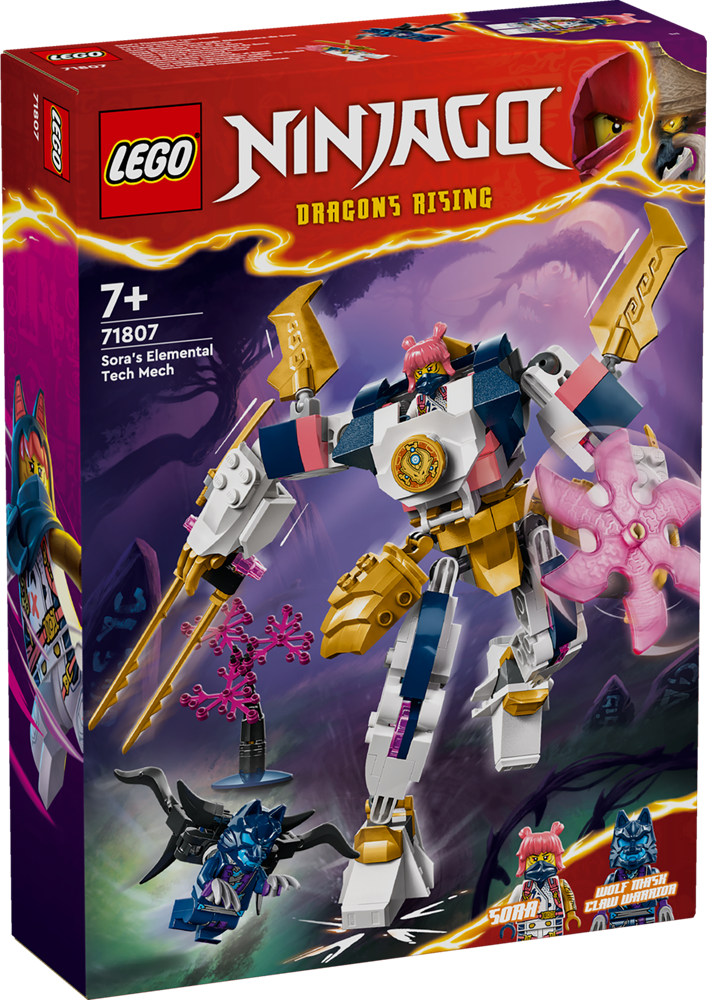 LEGO Ninjago Sora's Elemental Tech Mech 71807 (8266787160290)