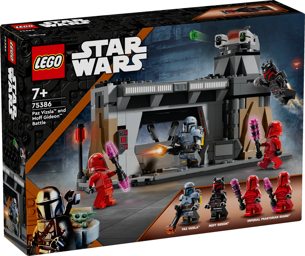 LEGO Star Wars Paz Vizsla and Moff Gideon Battle 75386 (8537445040354)