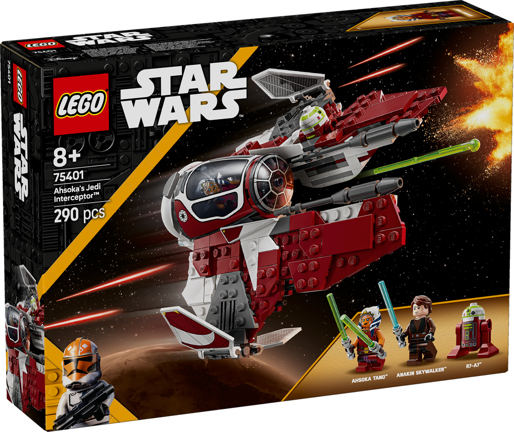 LEGO Star Wars Ahsokas Jedi Interceptor 75401 (8776118534370)