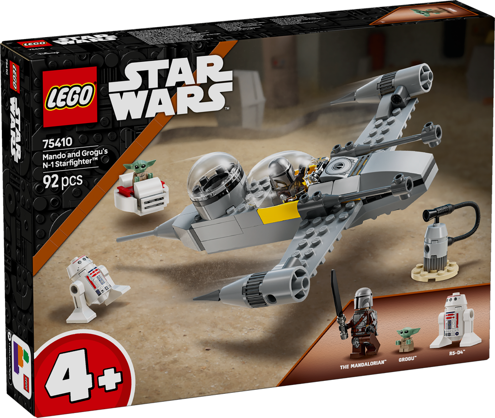 LEGO Star Wars TM Mando and Grogus N-1 Starfighter 75410 (8776118501602)