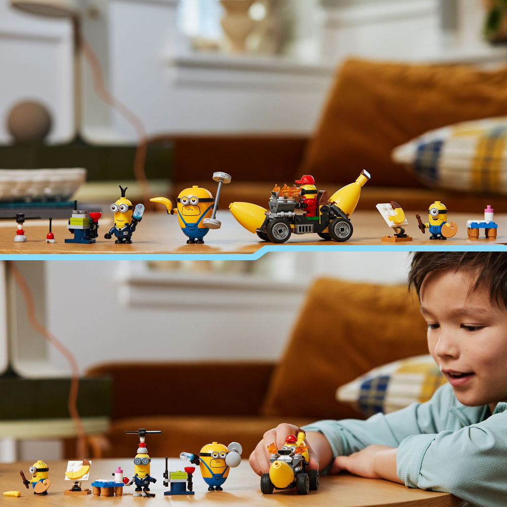 LEGO Despicable Me Minions and Banana Car  Theme  Despicable Me 75580 (8537441272034)