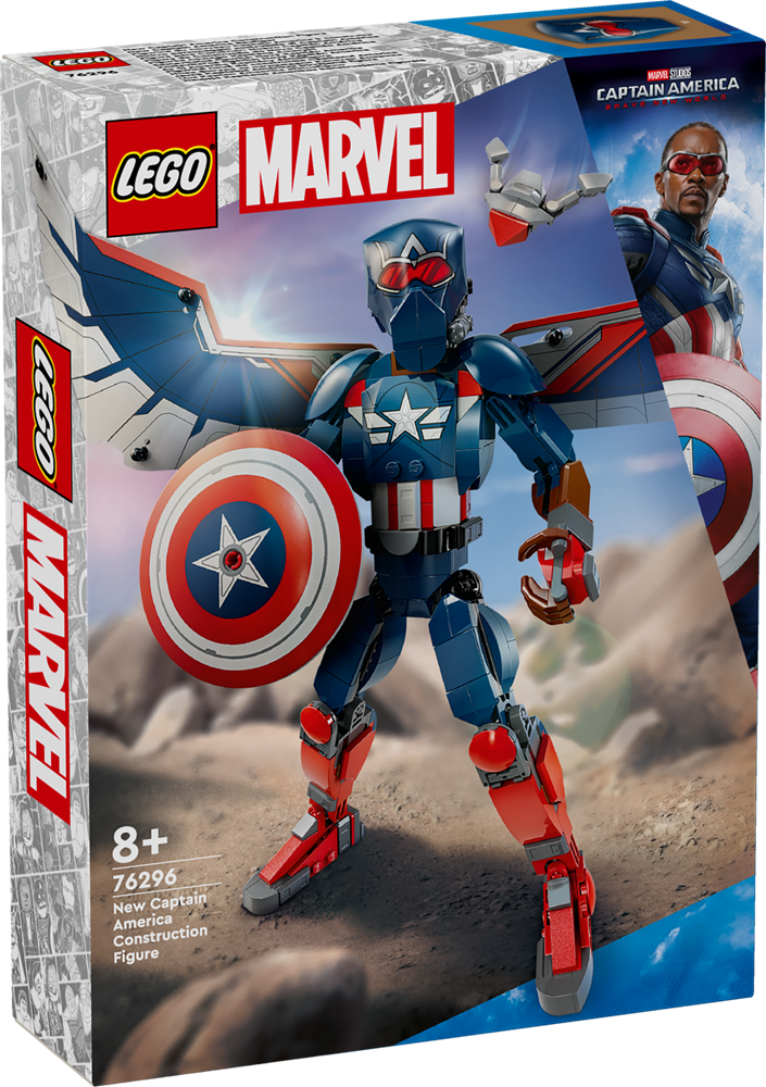 LEGO Super Heroes Marvel New Captain America Construction Figure 76296 (8776115650786)