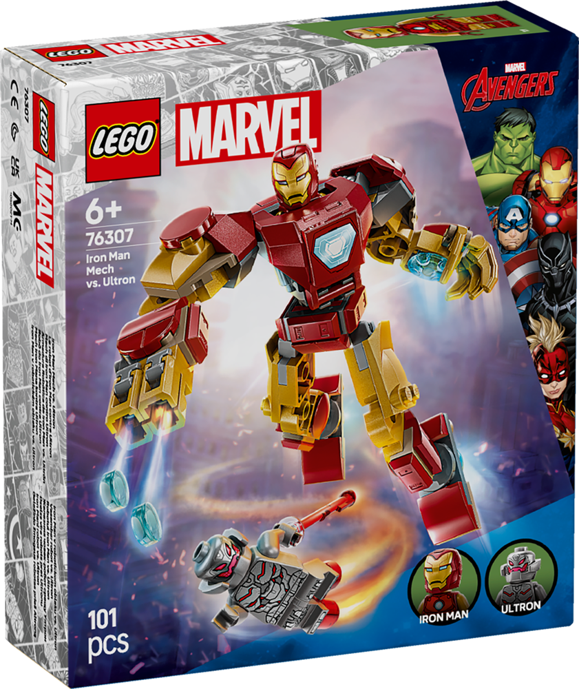 LEGO Super Heroes Marvel Iron Man Mech vs. Ultron 76307 (8776118730978)