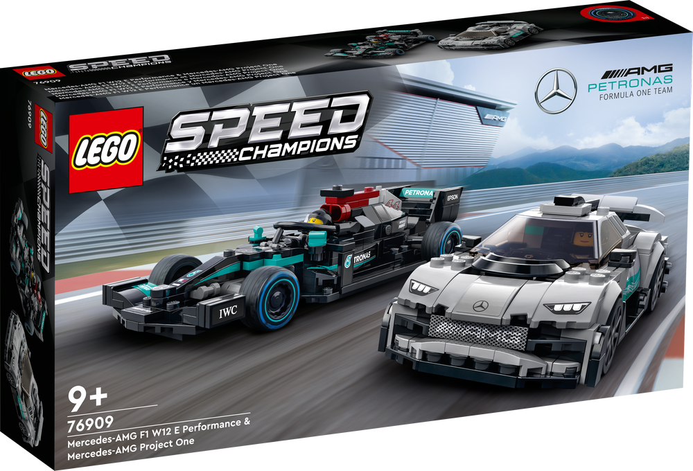 LEGO Speed Champions Mercedes-AMG F1 W12 E Performance & Mercedes-AMG Project One 76909 (8030083612898)