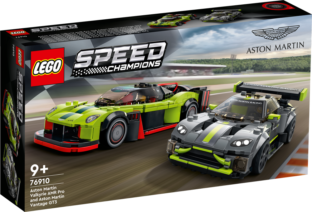 LEGO Speed Champions Aston Martin Valkyrie AMR Pro?????????and Aston Martin Vantage GT3 76910 (7651852255458)