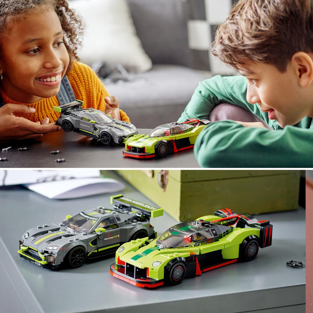 LEGO Speed Champions Aston Martin Valkyrie AMR Pro?????????and Aston Martin Vantage GT3 76910 (7651852255458)