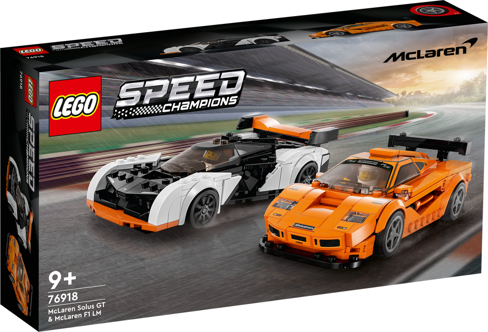 LEGO Speed Champions McLaren Solus GT & McLaren F1 LM 76918 (8040062877922)