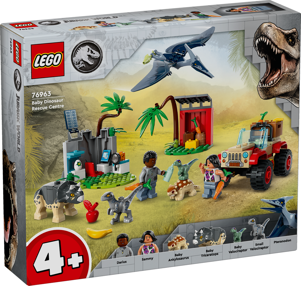 LEGO Jurassic World Baby Dinosaur?Rescue?Center 76963 (8266676076770)